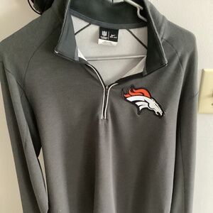 Denver Broncos nike pullover, mens large